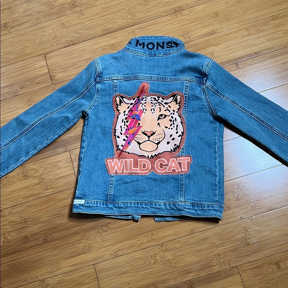 WEE MONSTER
Wild Cat Denim Jacket - Unisex for Boys and Girls Sz 8 - Picture 6 of 9